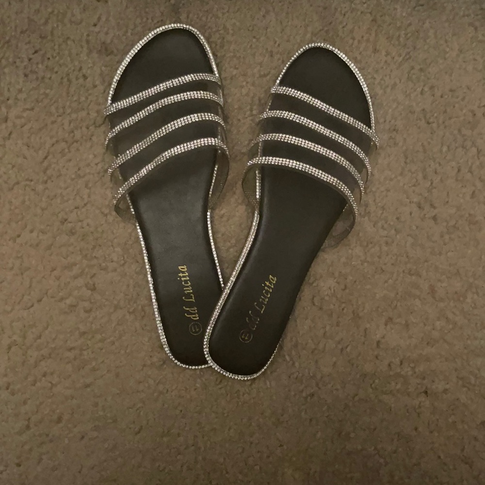 Sandals and purse